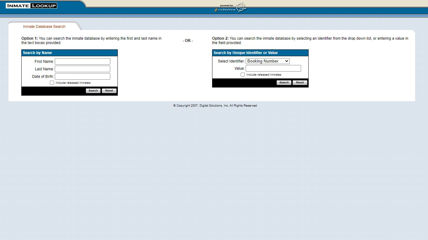 Inmate Lookup Tool - Shelby County, Tennessee